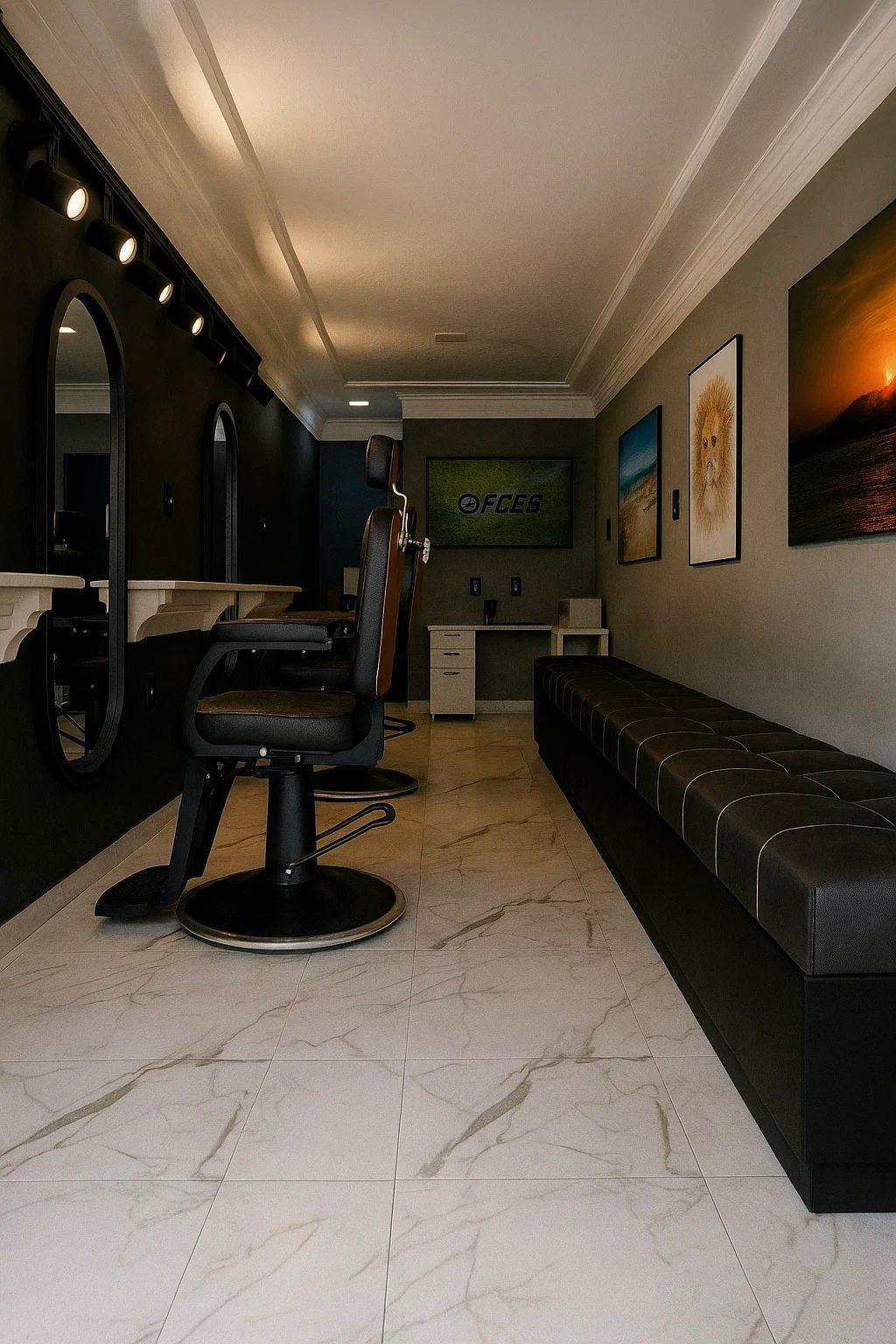Barbearia Shekinah — Commercial project in Rio de Janeiro, RJ